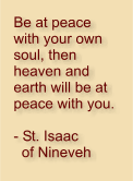Quote by St. Isaac of Nineveh