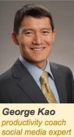 George Kao productivity coach and social media expert